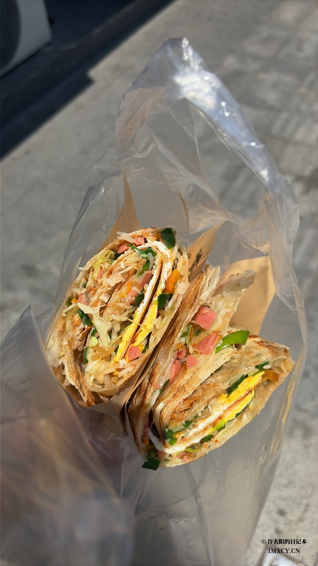 开在新安镇的小武菜煎饼
